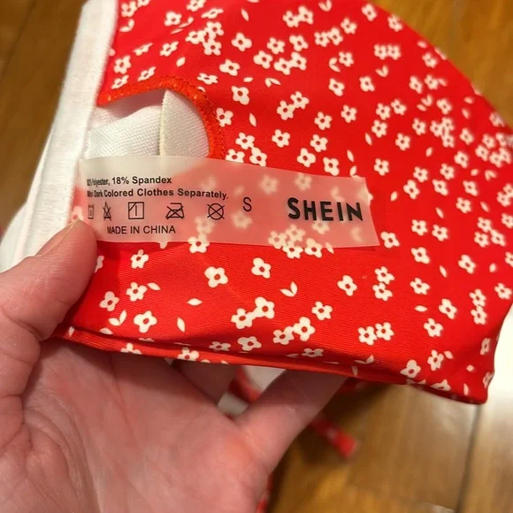 Red Floral Bikini - Picture 3 of 3